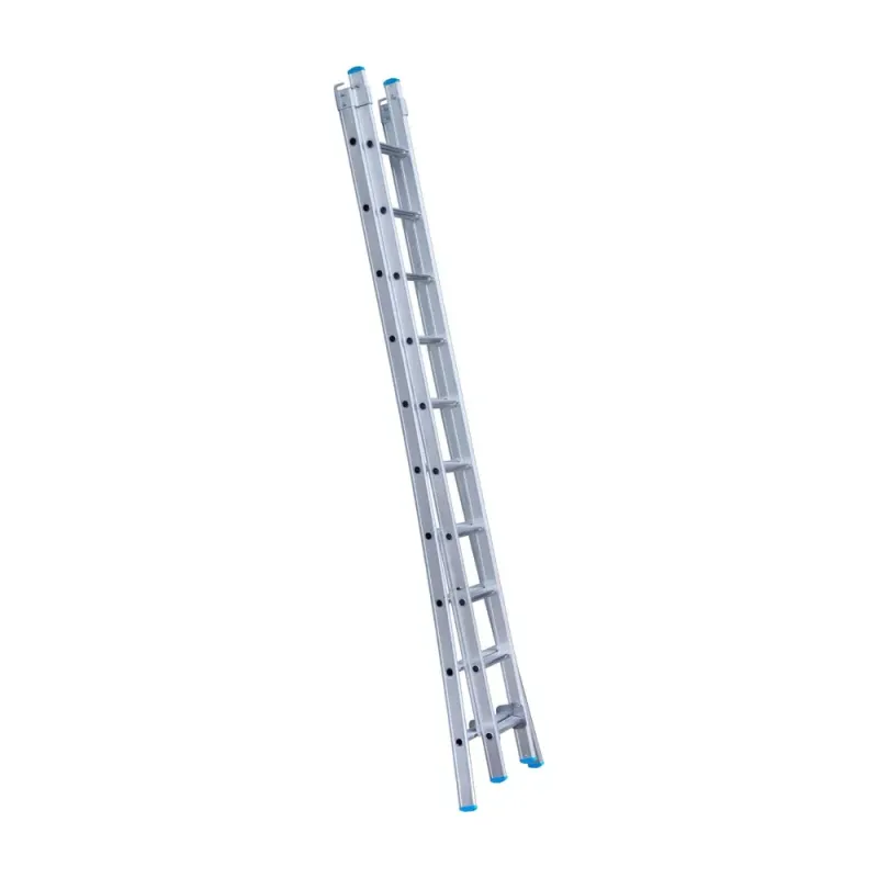 Drabina wygięta dwuelementowa Eurostairs (Euroscaffold) 2 x 10 - wysokość robocza do 5,5 m
