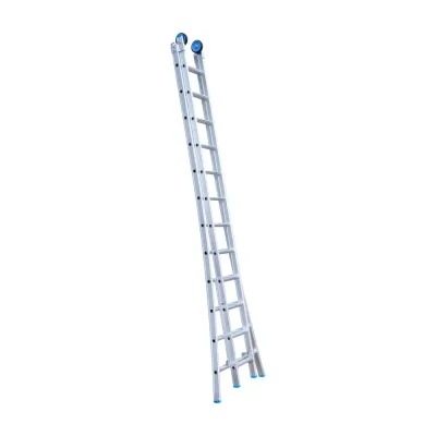 Drabina wygięta dwuelementowa Eurostairs (Euroscaffold) 2 x 12 - wysokość robocza do 6,5 m