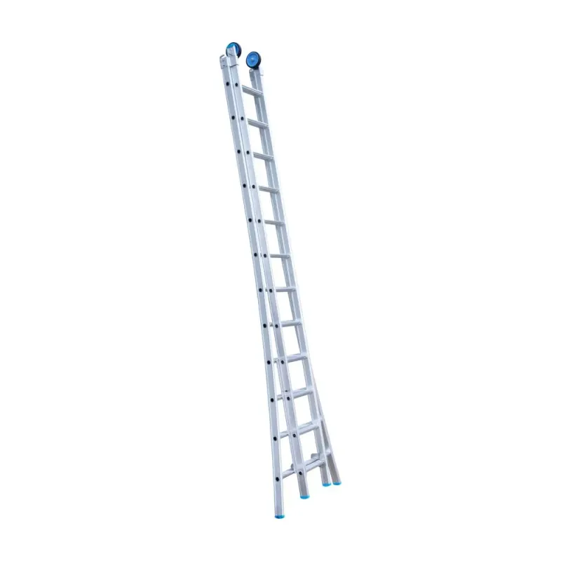 Drabina wygięta dwuelementowa Eurostairs (Euroscaffold) 2 x 12 - wysokość robocza do 6,5 m