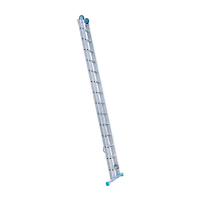 Drabina dwuelementowa Eurostairs (Euroscaffold) 2 x 14 - wysokość robocza do 7,5 m