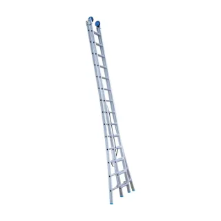 Drabina wygięta dwuelementowa Eurostairs (Euroscaffold) 2 x 14 - wysokość robocza do 7,5 m