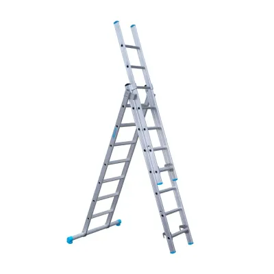 Drabina trzyelementowa Eurostairs 3 x 7 - wysokość robocza do 5,5 m