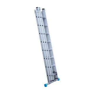 Stabilna drabina trzyelementowa Eurostairs (Euroscaffold) 3 x 8 - wysokość robocza do 5,75 m