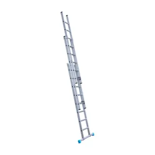 Stabilna drabina trzyelementowa Eurostairs (Euroscaffold) 3 x 8 - wysokość robocza do 5,75 m