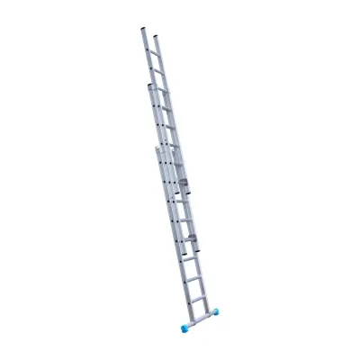 Stabilna drabina trzyelementowa Eurostairs (Euroscaffold) 3 x 8 - wysokość robocza do 5,75 m