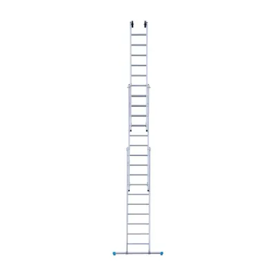 Stabilna drabina trzyelementowa Eurostairs (Euroscaffold) 3 x 8 - wysokość robocza do 5,75 m