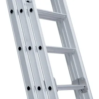 Stabilna drabina trzyelementowa Eurostairs (Euroscaffold) 3 x 9 - wysokość robocza do 6,5 m