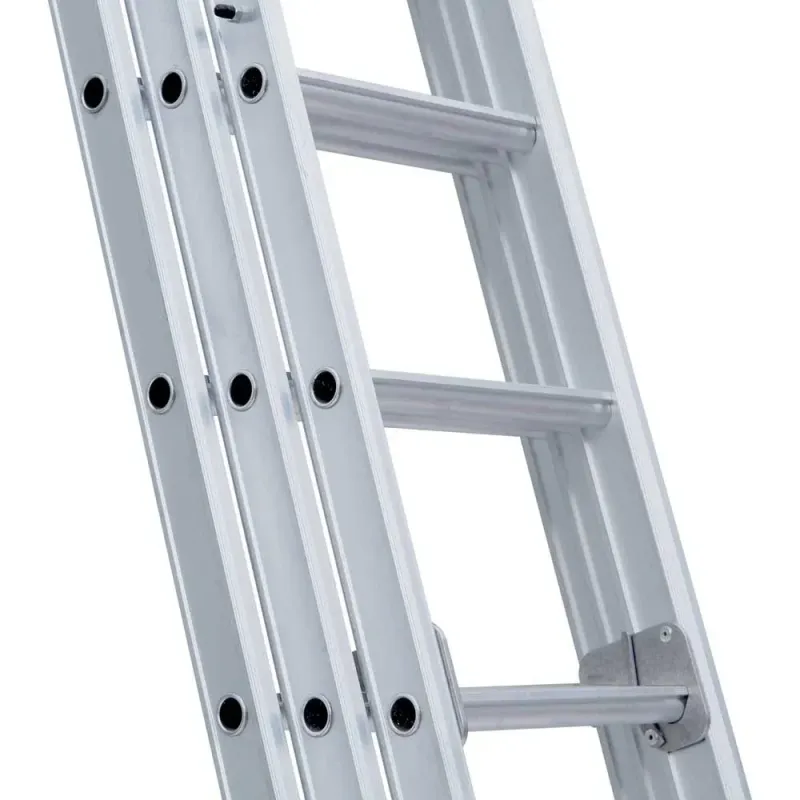 Stabilna drabina trzyelementowa Eurostairs (Euroscaffold) 3 x 10 - wysokość robocza do 7,25 m