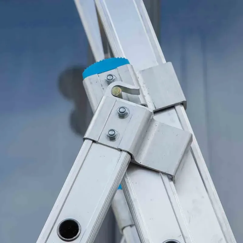 Stabilna drabina trzyelementowa Eurostairs (Euroscaffold) 3 x 10 - wysokość robocza do 7,25 m