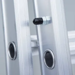 Stabilna drabina trzyelementowa Eurostairs (Euroscaffold) 3 x 10 - wysokość robocza do 7,25 m
