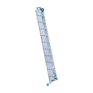 Stabilna drabina trzyelementowa Eurostairs (Euroscaffold) 3 x 10 - wysokość robocza do 7,25 m