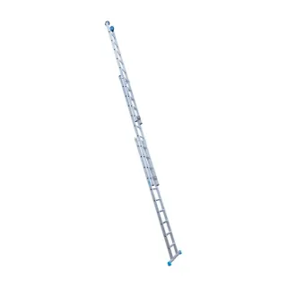 Stabilna drabina trzyelementowa Eurostairs (Euroscaffold) 3 x 10 - wysokość robocza do 7,25 m
