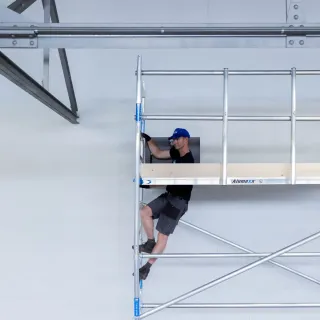Alumexx Light scaffolding 75 cm x 190 cm - working height 33.5 ft