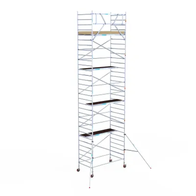Rusztowanie 135 cm x 250 cm - wysokość robocza 10,2 m + przyczepa