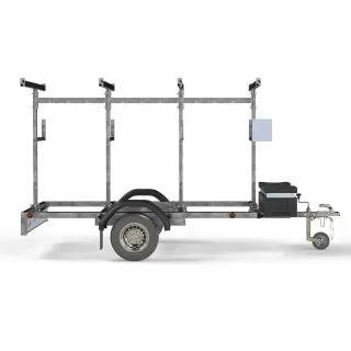 Scaffolding transport trailer - scaffolding width 190 cm | 250 cm