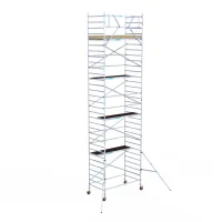 Rusztowanie Euroscaffold Basic 135 cm x 250 cm - wysokość robocza 10,2 m