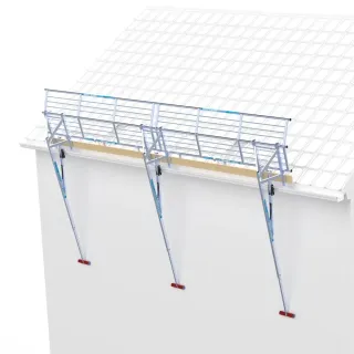 Zabezpieczenie krawędzi dachu spadzistego - SGS - 6 m - komplet
