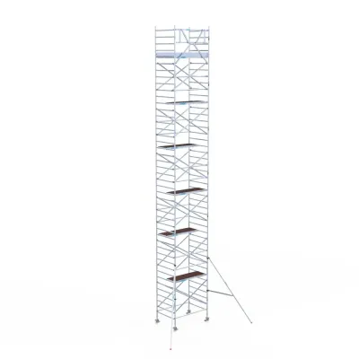Rusztowanie Euroscaffold Original 135 cm x 190 cm - wysokość robocza 14,2 m