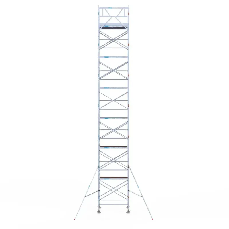 Rusztowanie Euroscaffold Original 135 cm x 190 cm - wysokość robocza 14,2 m