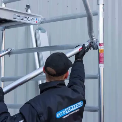 Scaffolding Euroscaffold Original 135 cm x 190 cm - working height 14.2 m