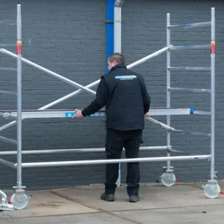 Mobile scaffold Basic - 75 cm x 190 cm x 4.2 m - Euroscaffold