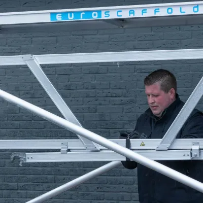 Mobile scaffold Basic - 75 cm x 190 cm x 4.2 m - Euroscaffold
