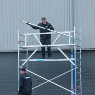 Mobile scaffold Basic - 75 cm x 190 cm x 4.2 m - Euroscaffold